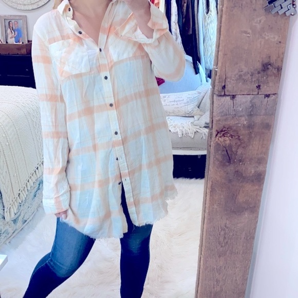 True Craft size large plaid tunic top - Picture 1 of 6